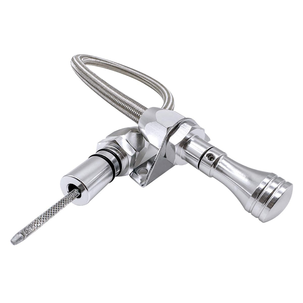 HAHAHA Flex Transmission dipstick with firewall mount for TH350/TH400.