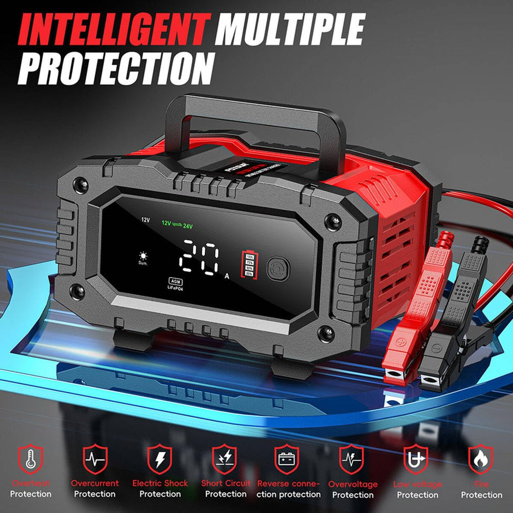 Haibro 12V/24V compatibility for multiple battery types