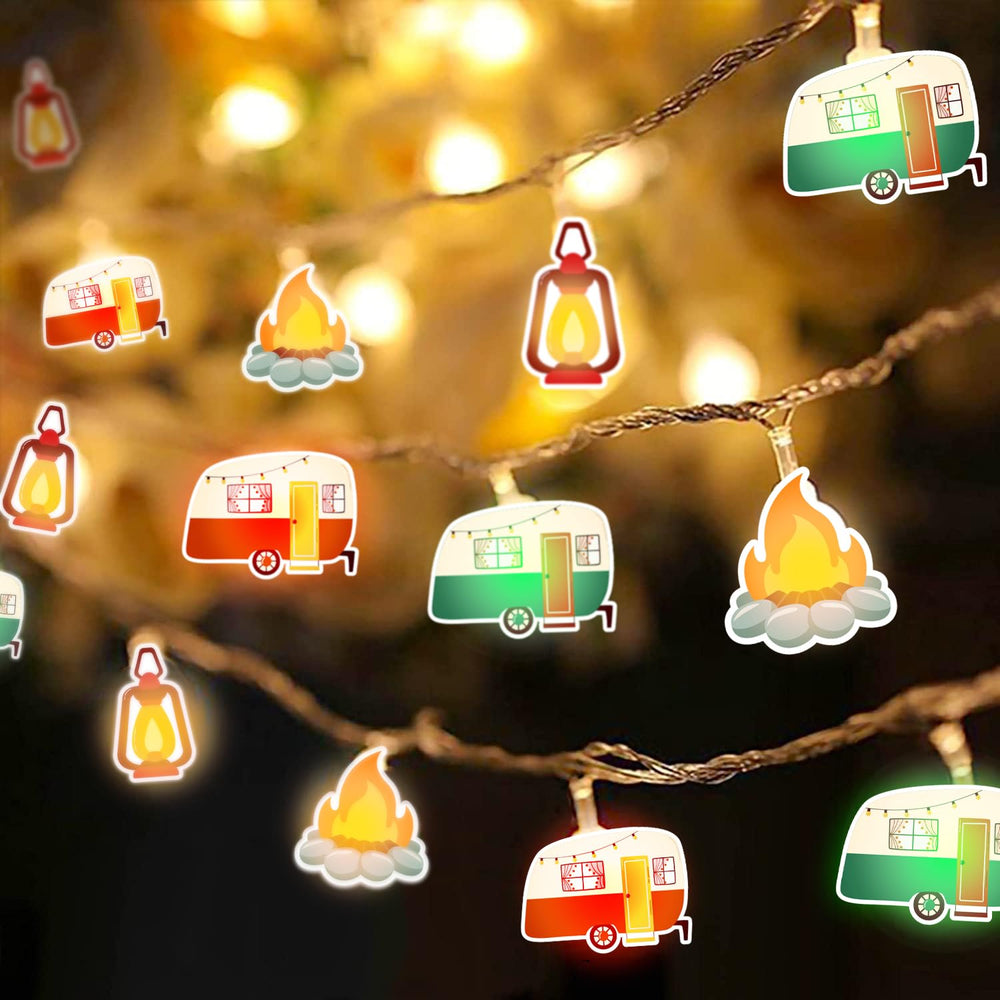 Haigoo Camper Lights in camping use across tent and trailer spaces