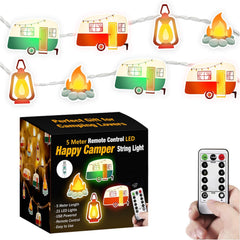 Haigoo Camper Lights illuminate an outdoor setup with a warm, inviting glow for evenings outdoors