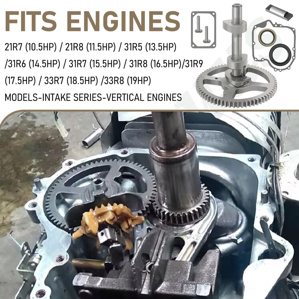 Haiouus camshaft kit assembly diagram highlights model range for Toro and B&S.