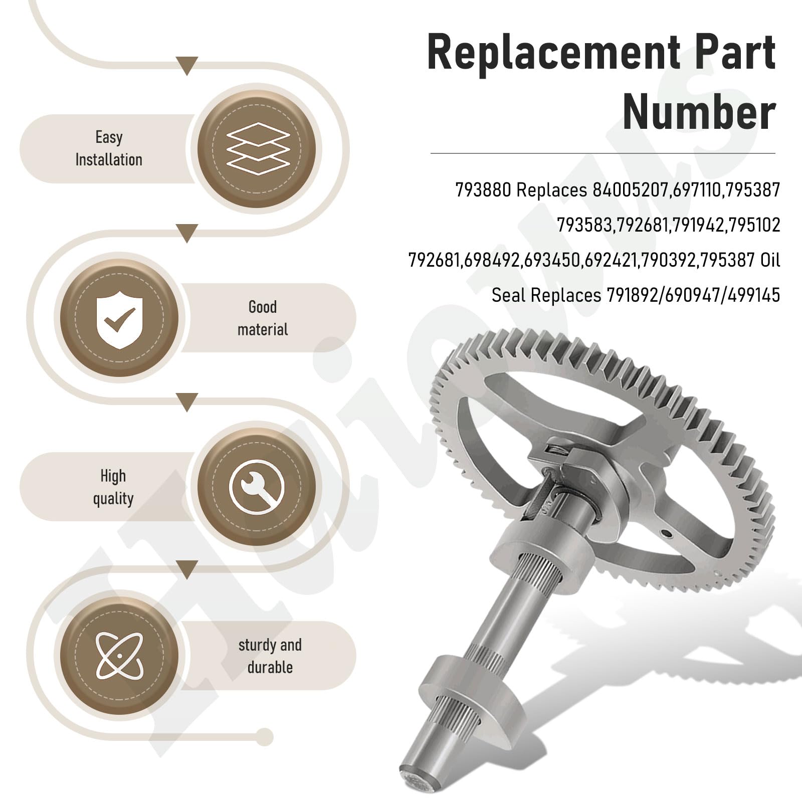 Haiouus camshaft kit bolts-screws example highlights securing hardware.