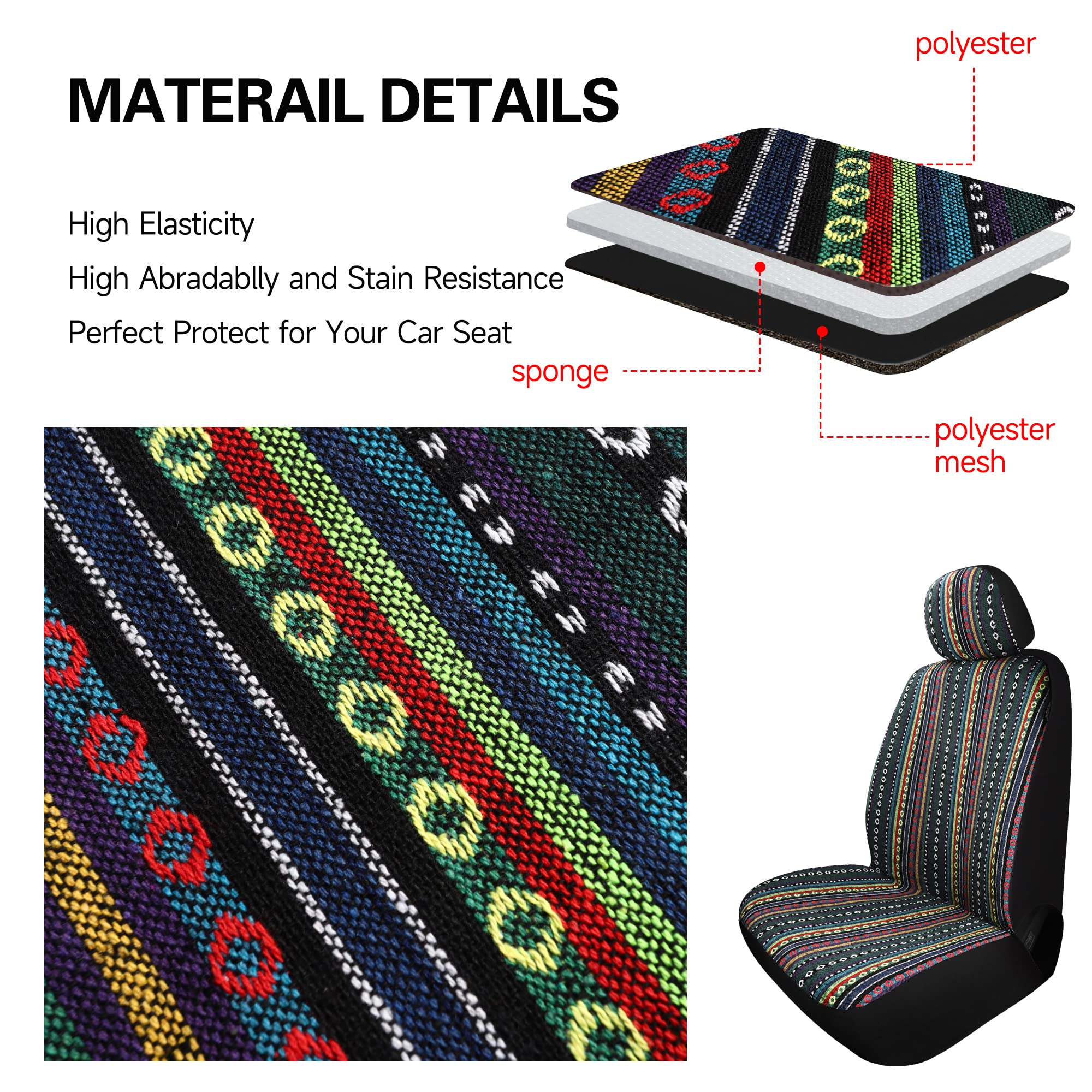 HAIYAOTIMES universal-fit car interior cover fits most vehicles.