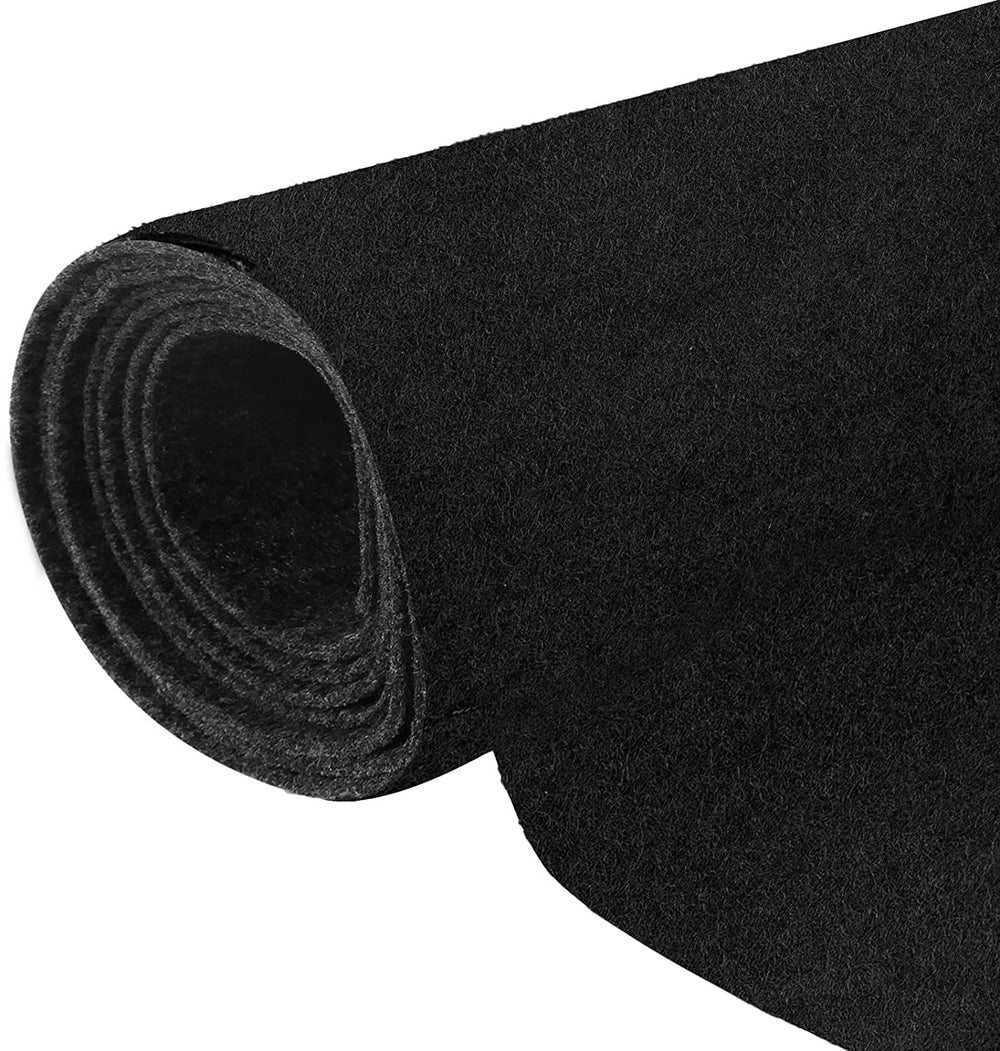 Halero 78x90 black underfelt carpet ideal for speaker installations and sub boxes.