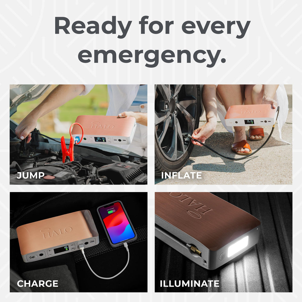 HALO Bolt Air LED floodlight ready for roadside emergencies