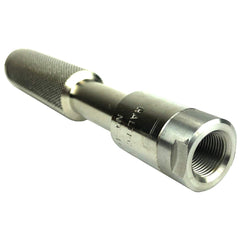 Haltec 377 large bore air chuck assembly view, ready for fast inflation.