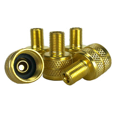 Haltec 8807N-4 large bore adapter closeup showcasing durable brass construction.