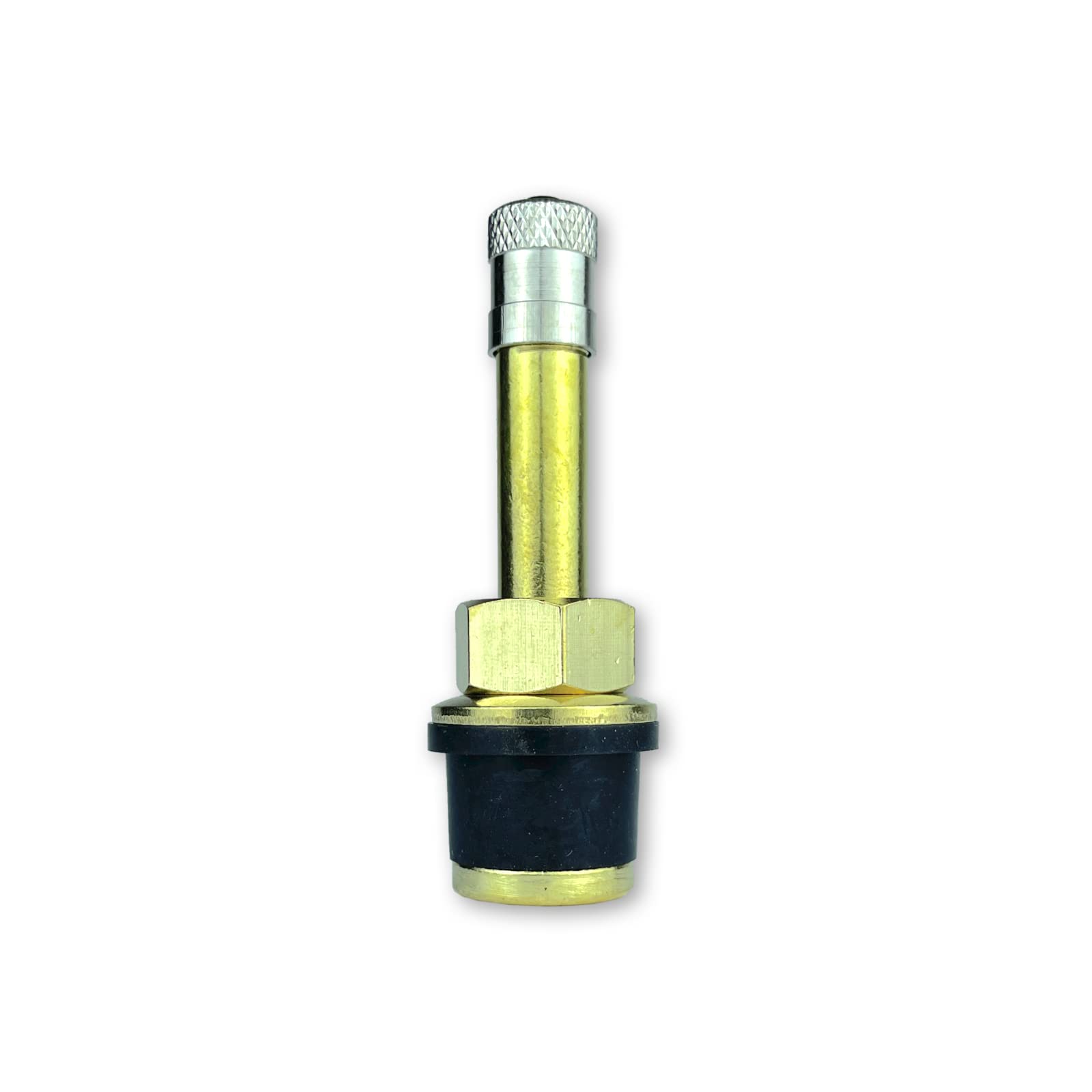 Haltec QS-500 quickstem 2in brass valve stem for fast tire service.