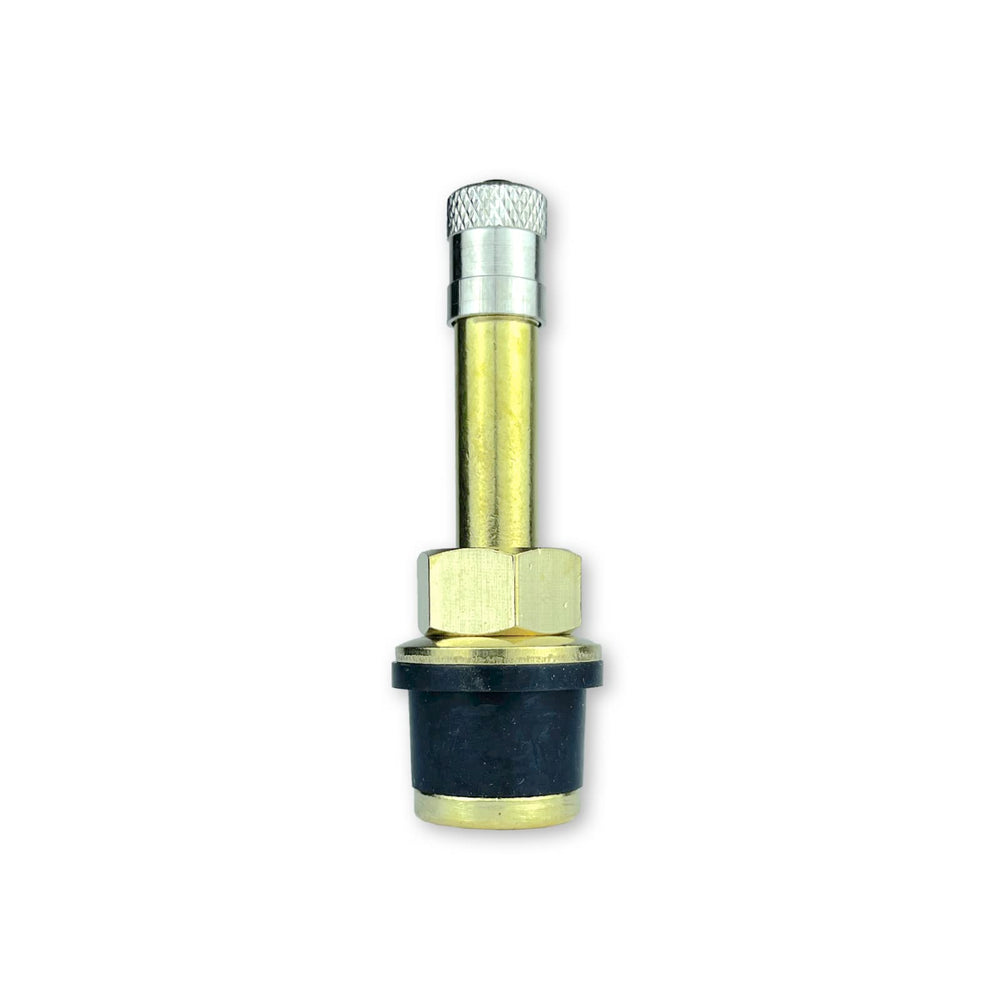 Haltec QS-500 quickstem 2in brass valve stem for fast tire service.