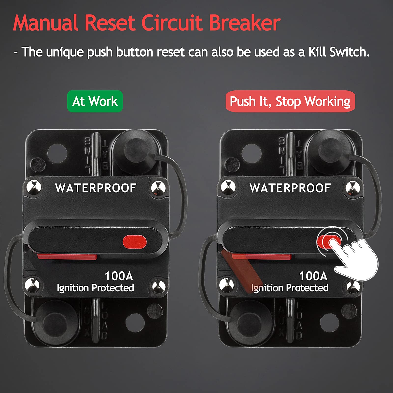 Hamolar 12-48V DC protection suitable for car audio and marine gear