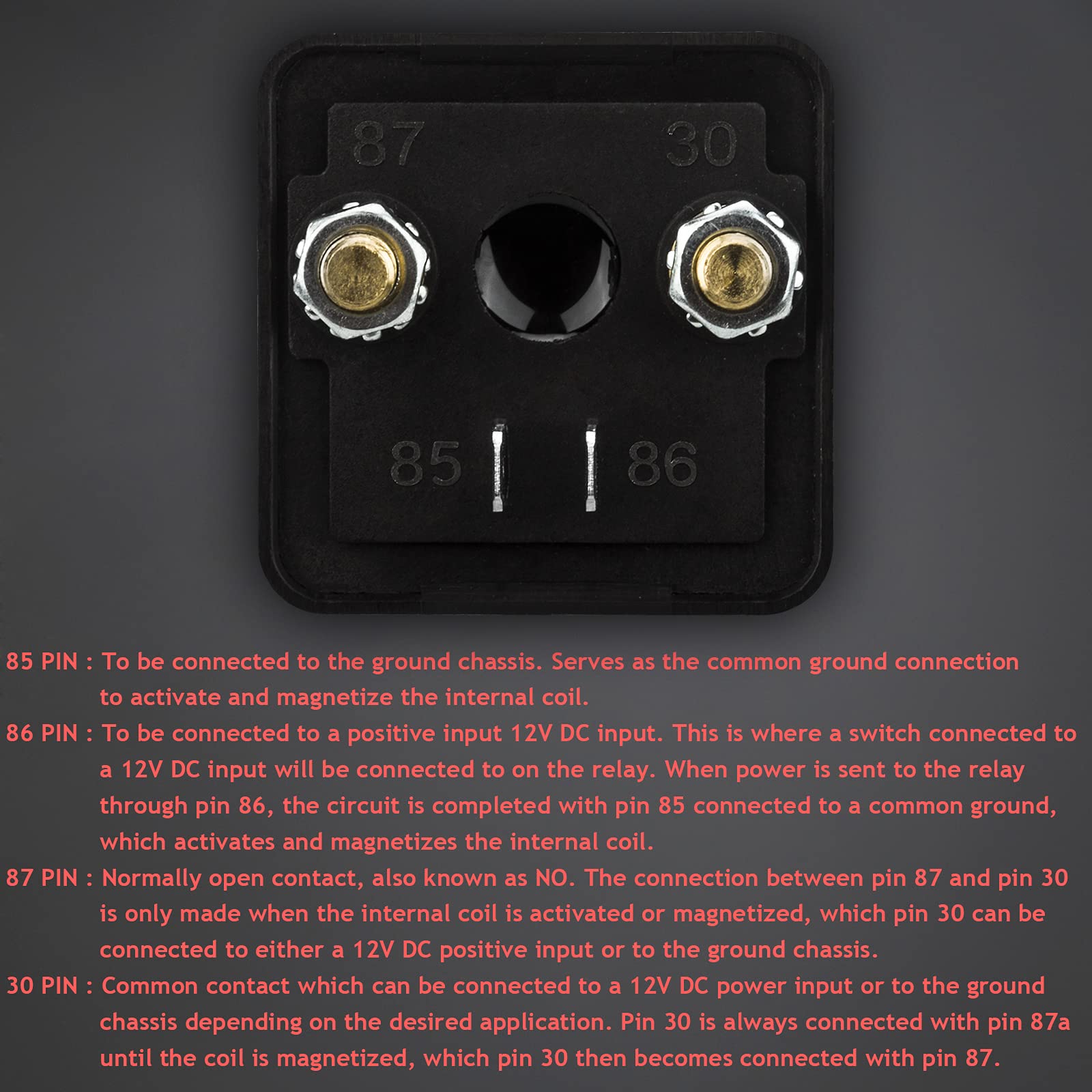 Hamolar 4-terminal relay offers solid connections for versatile circuit control.