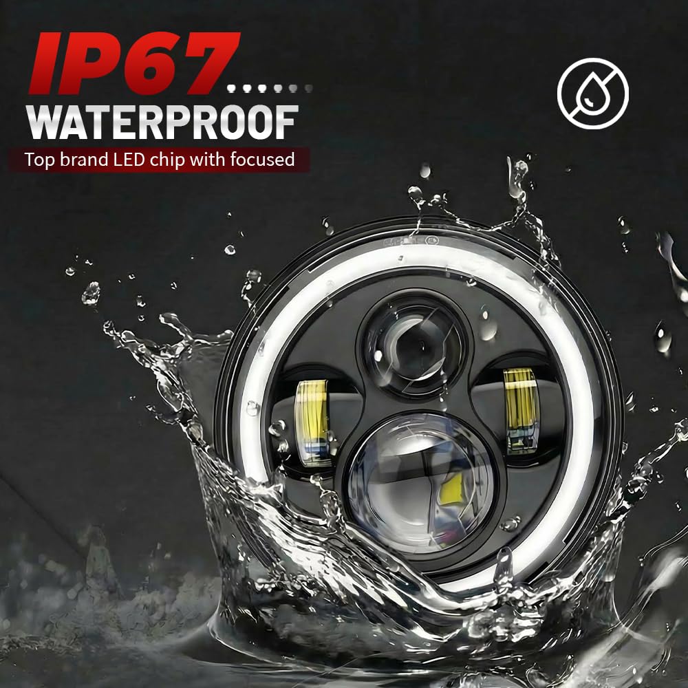 HANBKC IP67 housing protects against dust and water for rugged use.