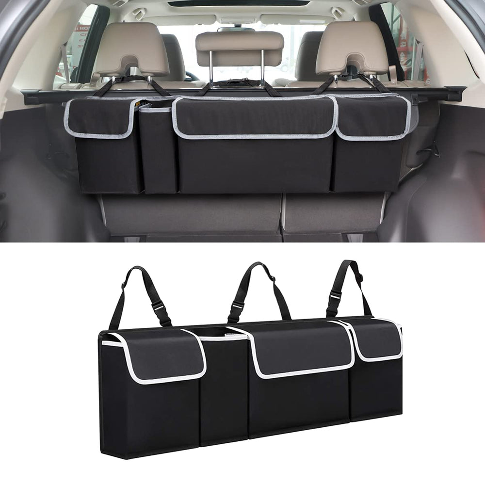 Hanemia car interior accessory enhances organization on road trips.