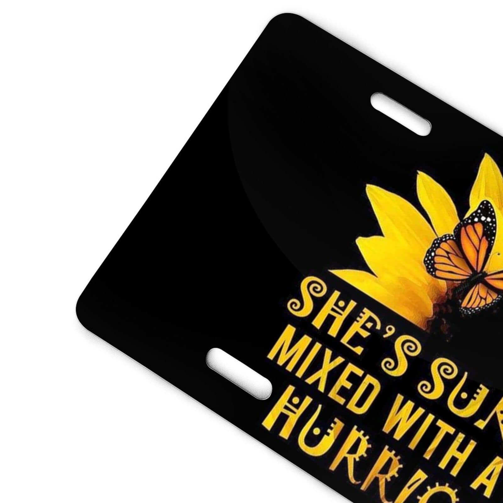 HANGWWZQ aluminum front license plate 6x12 standard size