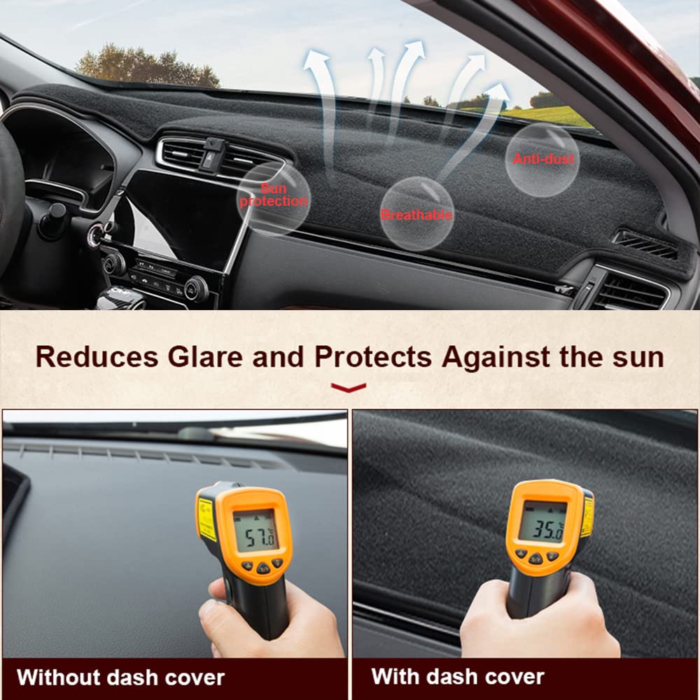 HanLanKa dash cover ES350 with Velcro for easy installation and secure placement.