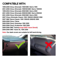 HanLanKa dash mat for Avalanche guards against glare and dashboard wear during daily drives.