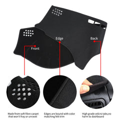 HanLanKa sun-protection dash cover for ES350 minimizes glare during driving.