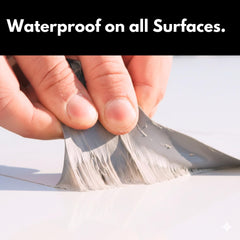 Hanse Syntec Systems HSS tape demonstrates waterproof sealing at joints