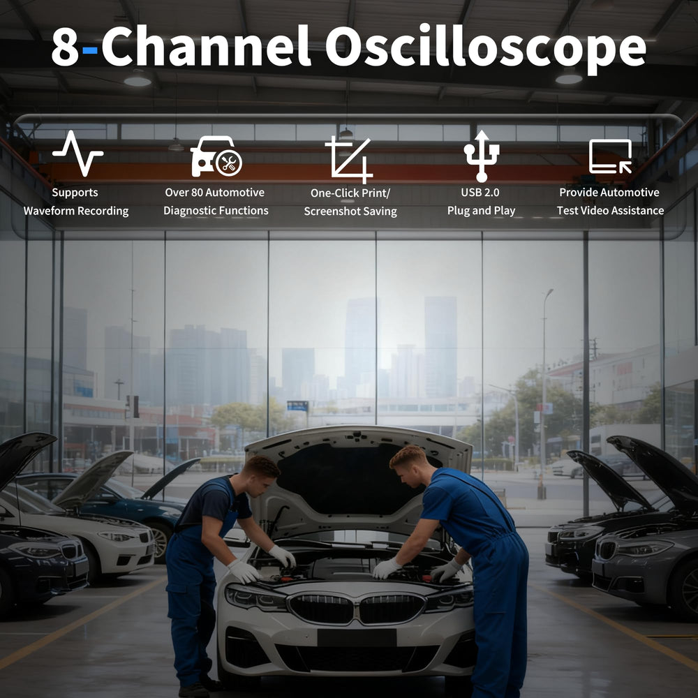 Hantek bus detection and sensor signals help diagnose communication issues.