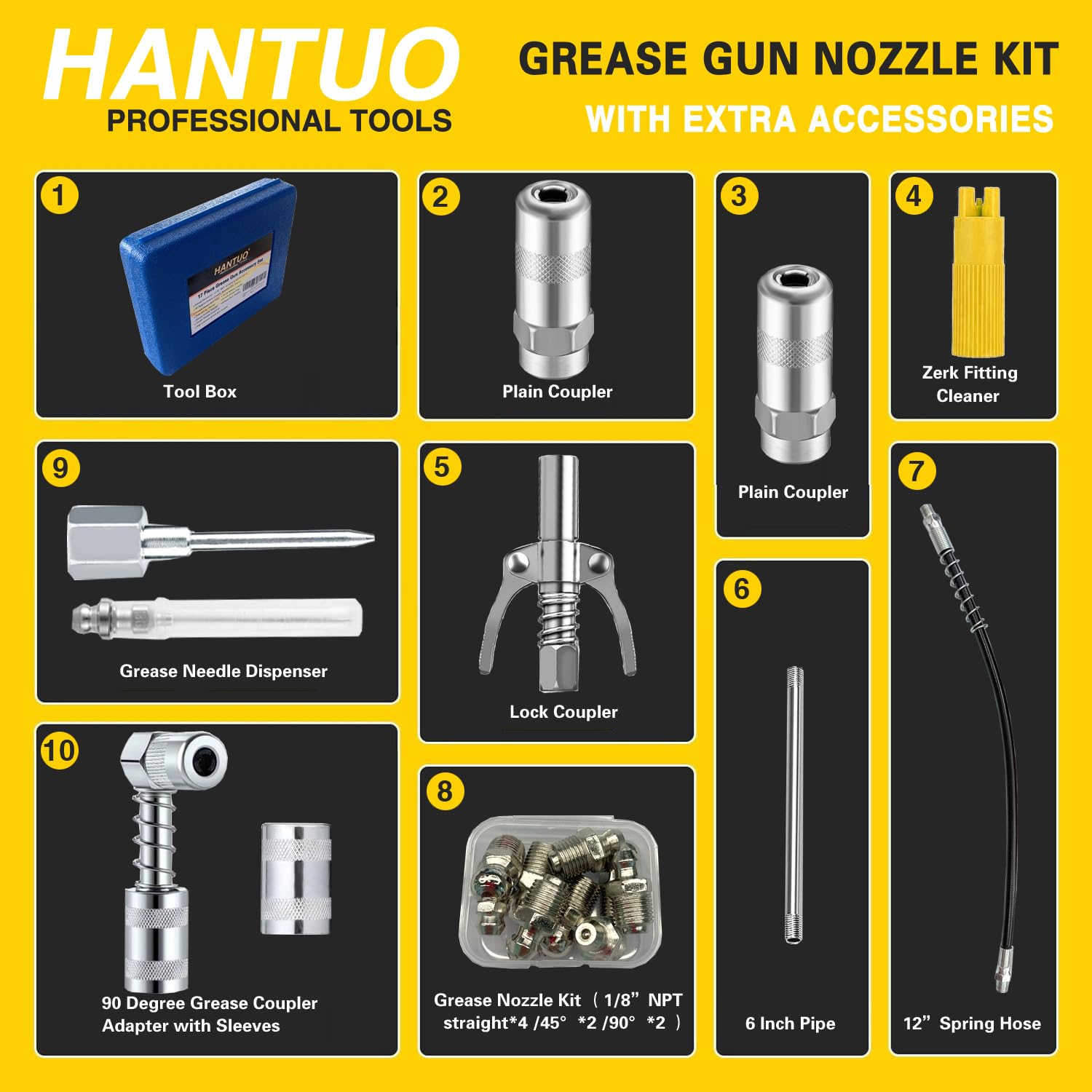 HANTUO cleaning tool helps keep fittings debris-free
