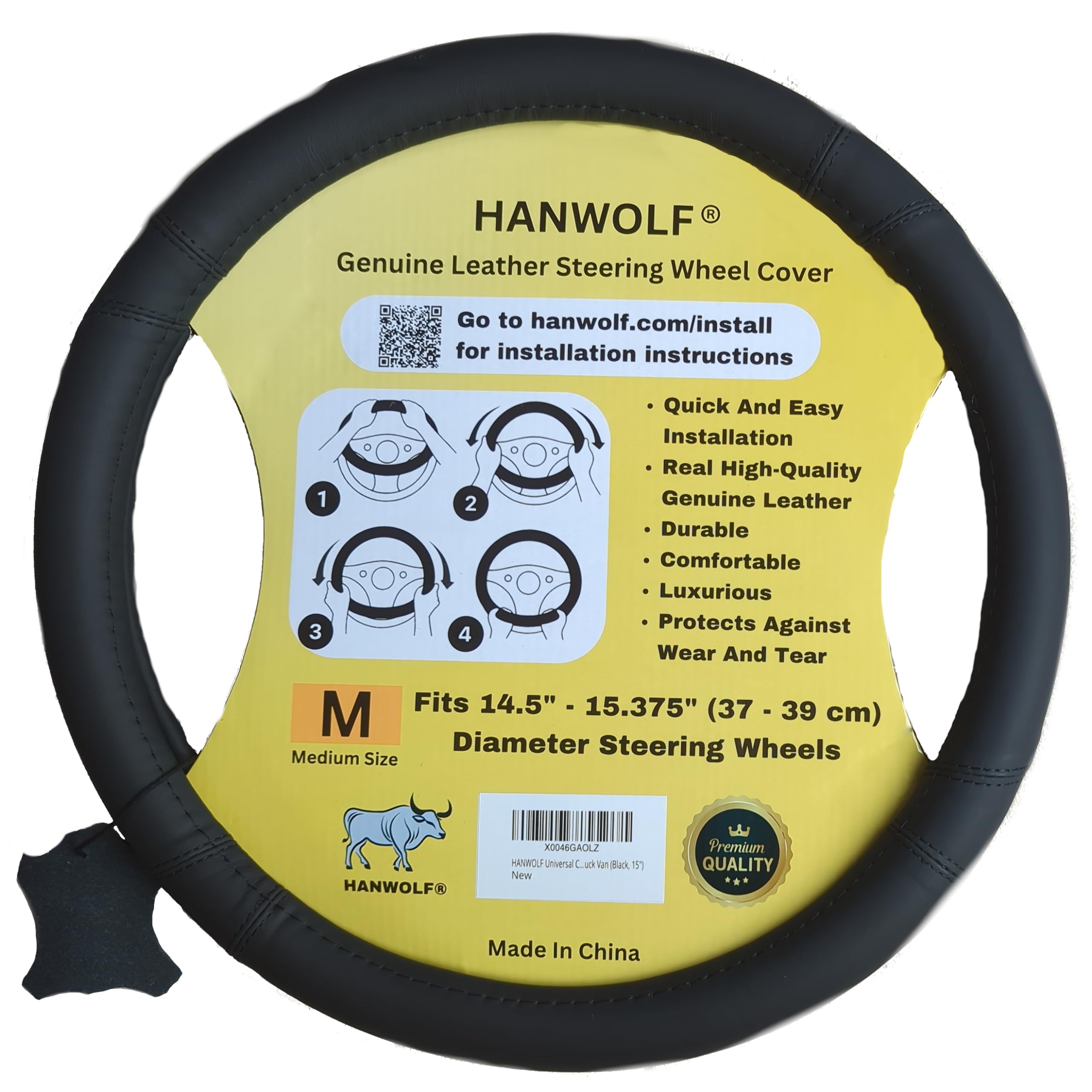 HANWOLF cover protects the original wheel from sun exposure and wear