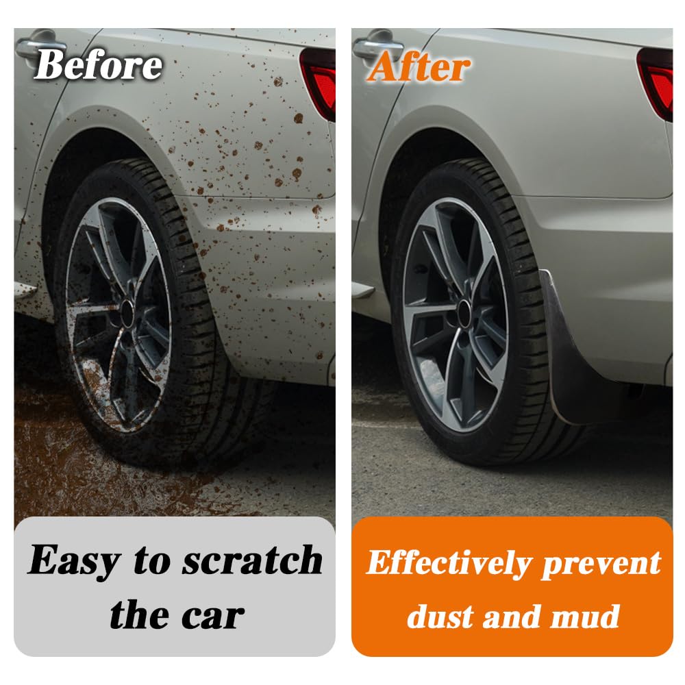 HAOBO mud flaps durable plastic designed for weather and road wear