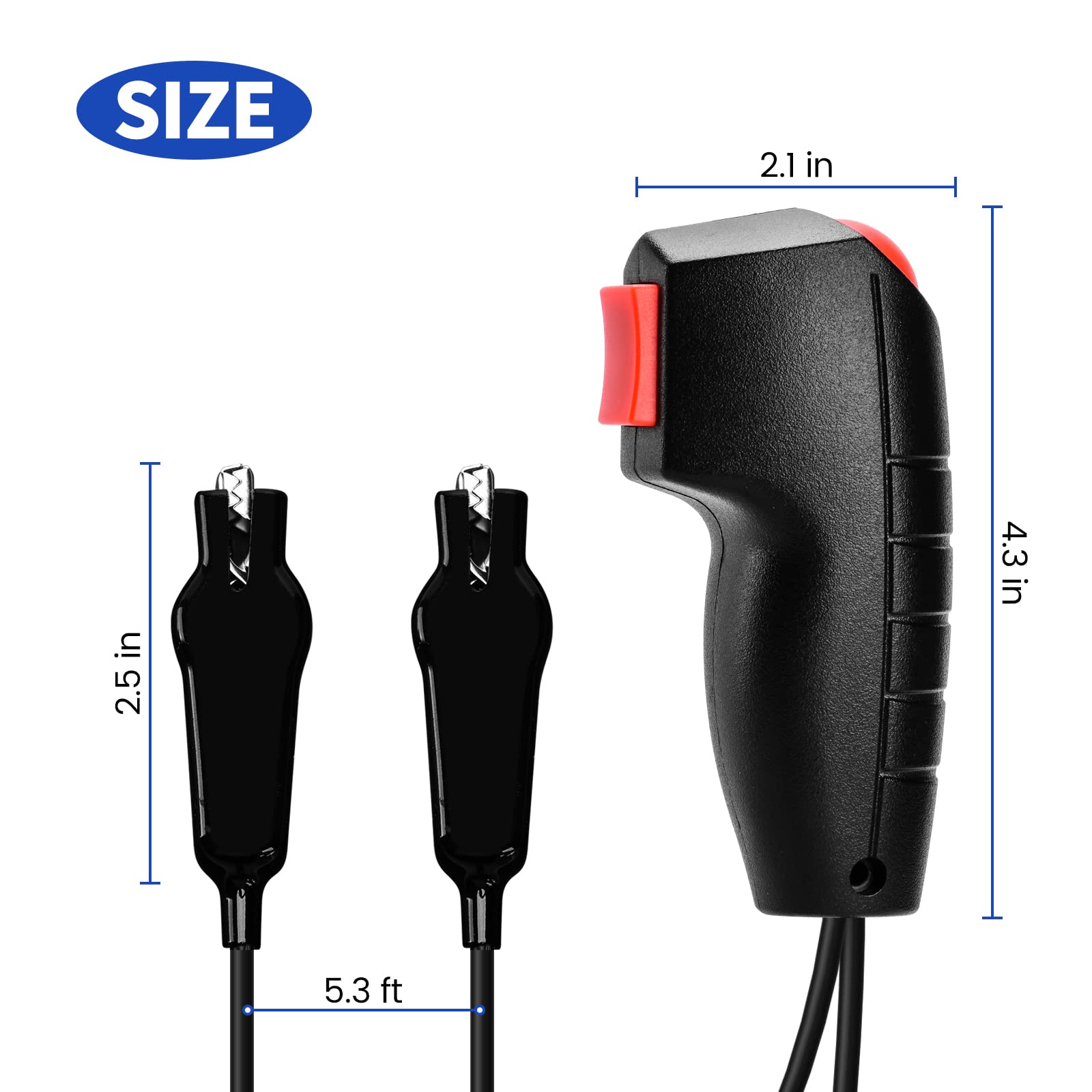 Haoguo remote starter switch ABS shell resists shocks and wear.