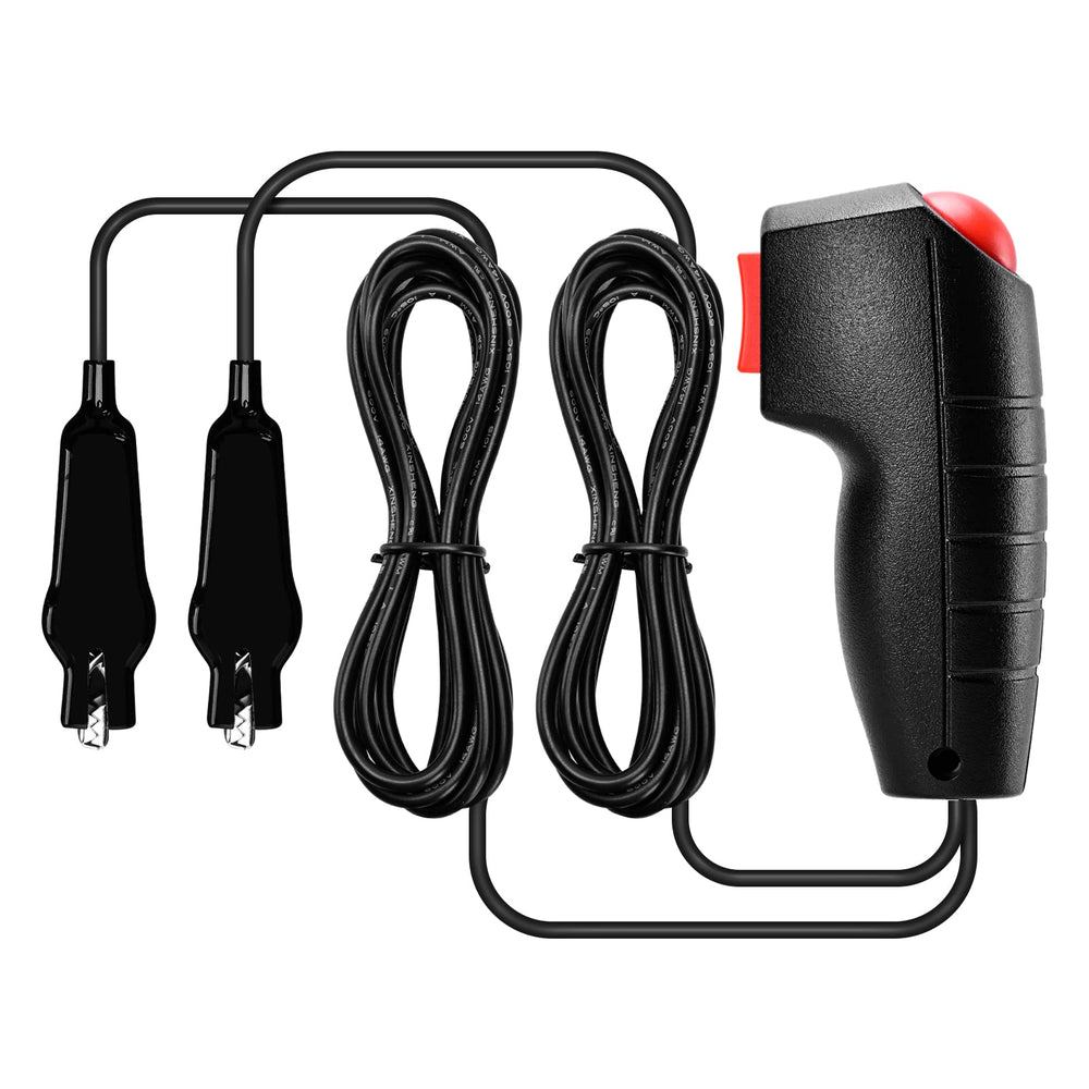Haoguo remote starter switch front view with ergonomic grip for easy handling.