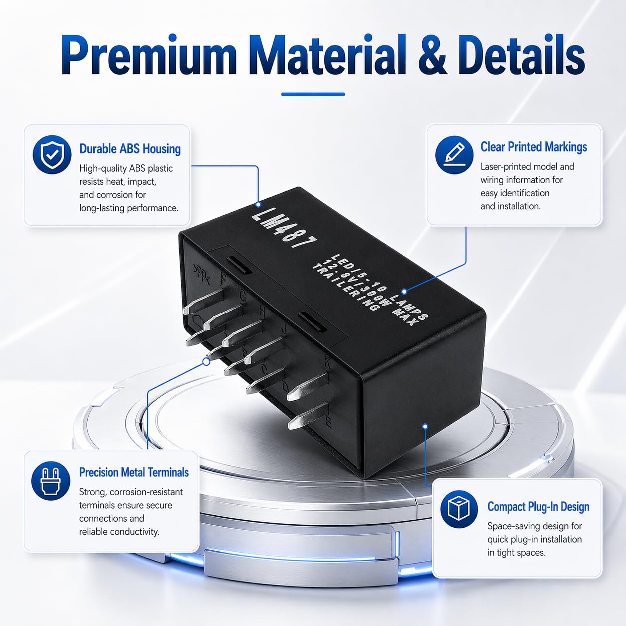 Dash installation guide image for Haokixin LM487 relay