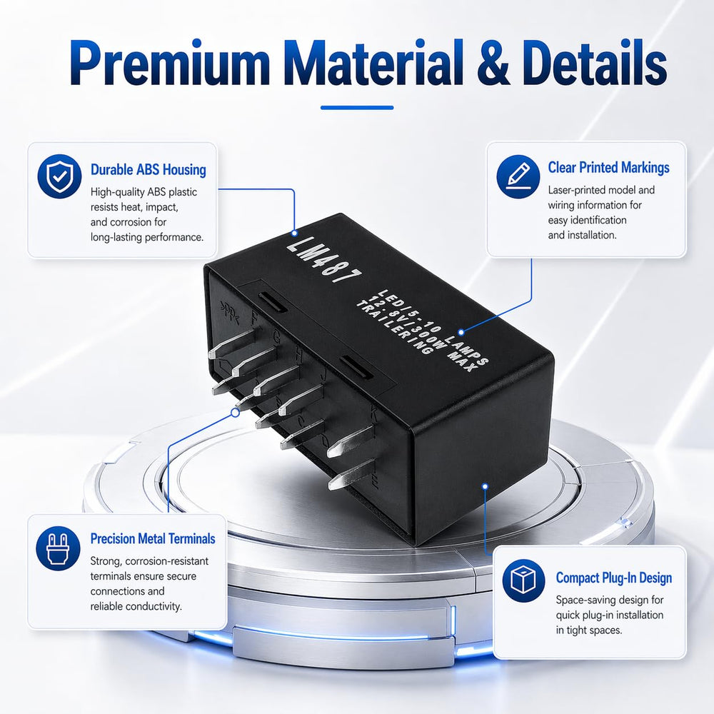 Dash installation guide image for Haokixin LM487 relay