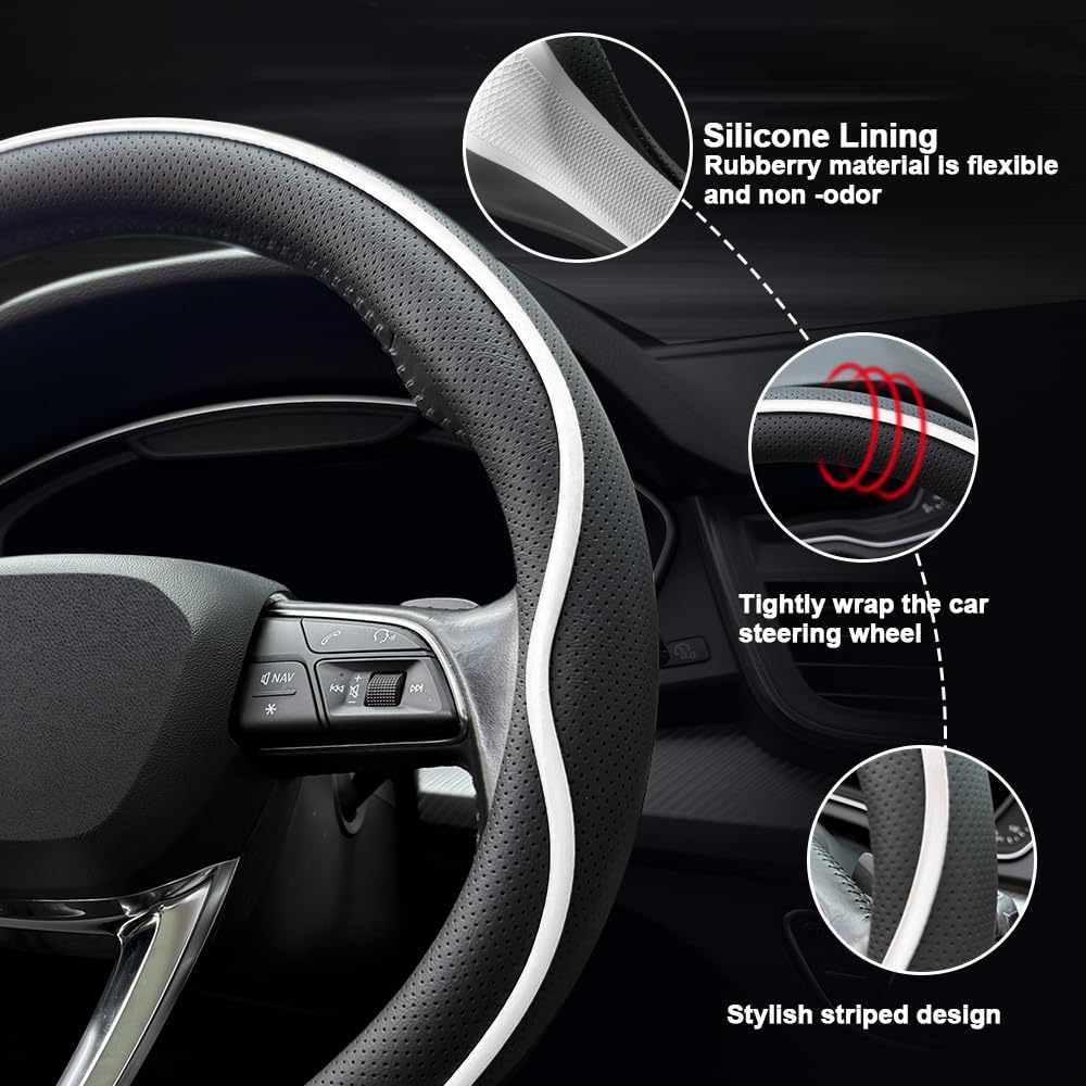 HAOTULE inner rubber ring creates a secure, snug fit around the wheel