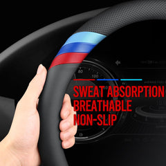 HAOTULE three-color stripe detail enhances classic BMW interior styling.
