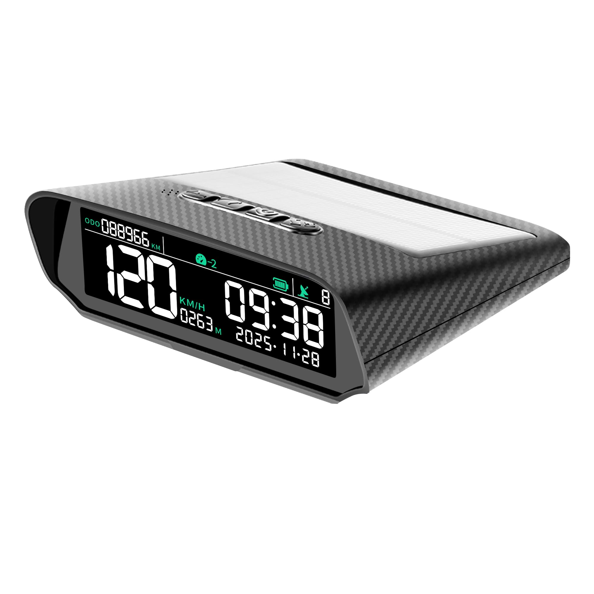 HAOYICHE X100 LCD display for quick speed checks day or night.