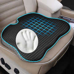 Hapiclody car seat cushion with wedge design enhances driving posture.
