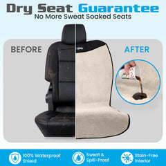 HAPPEGEAR Happeseat non-slip backing stays in place during entry and exit.