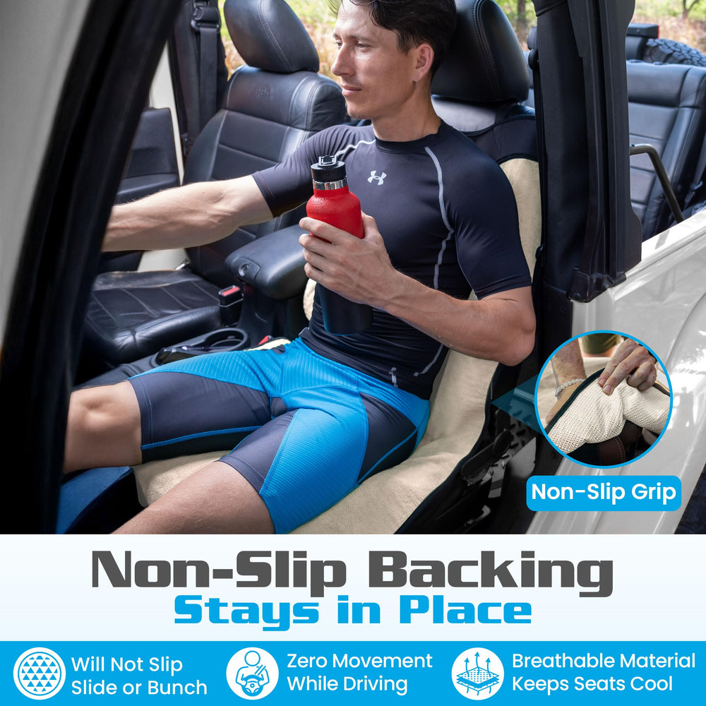 HAPPEGEAR Happeseat universal fit works with bucket seats and back seats.