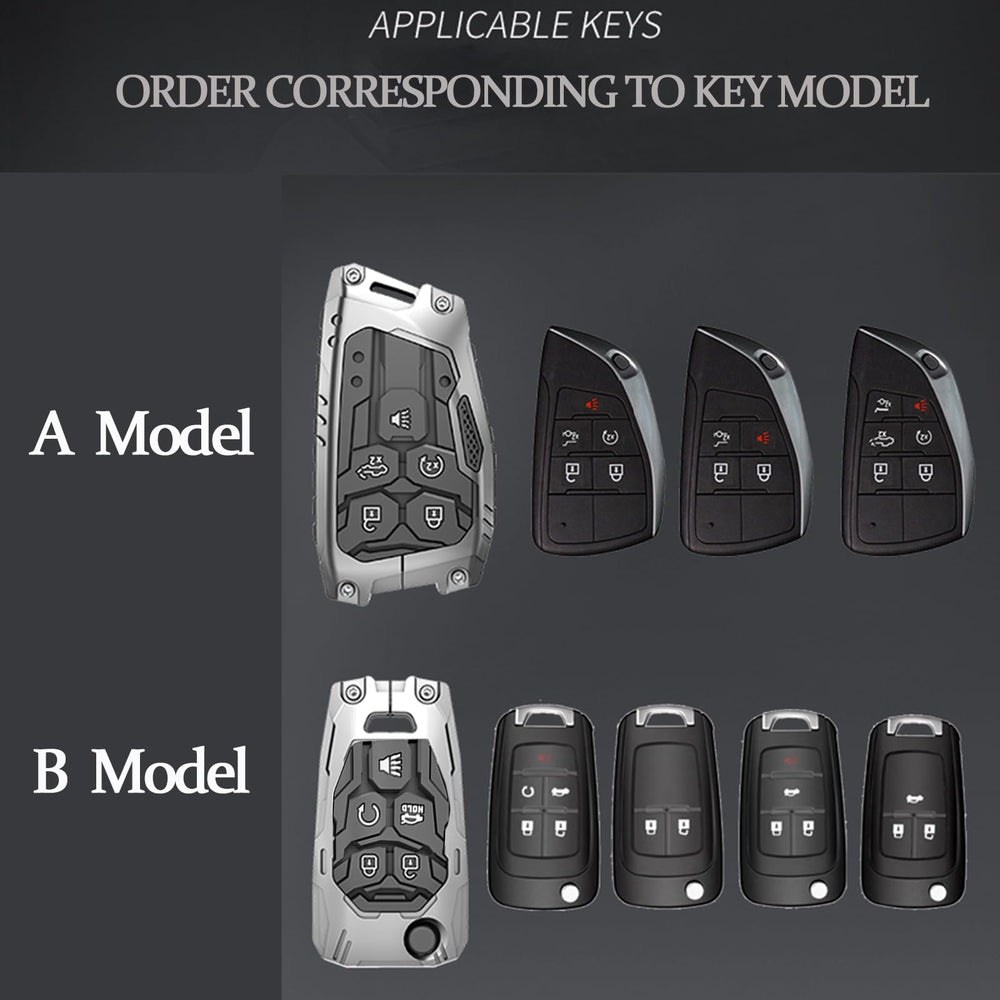Happtoy heavy metal key fob cover side view highlights slim profile for easy pocket storage.