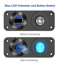 Hapytrip blue-lit cigarette lighter helps night visibility and quick access.