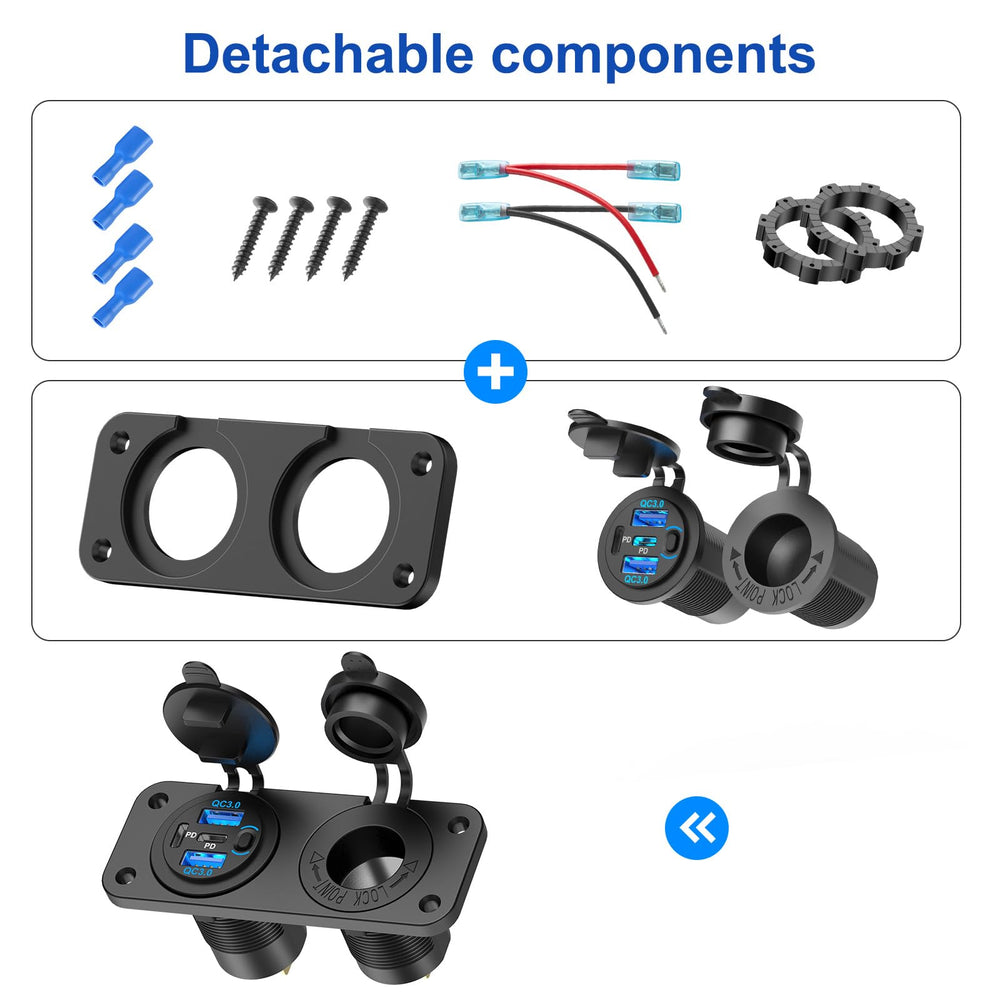 Hapytrip detachable waterproof cover protects ports in harsh environments