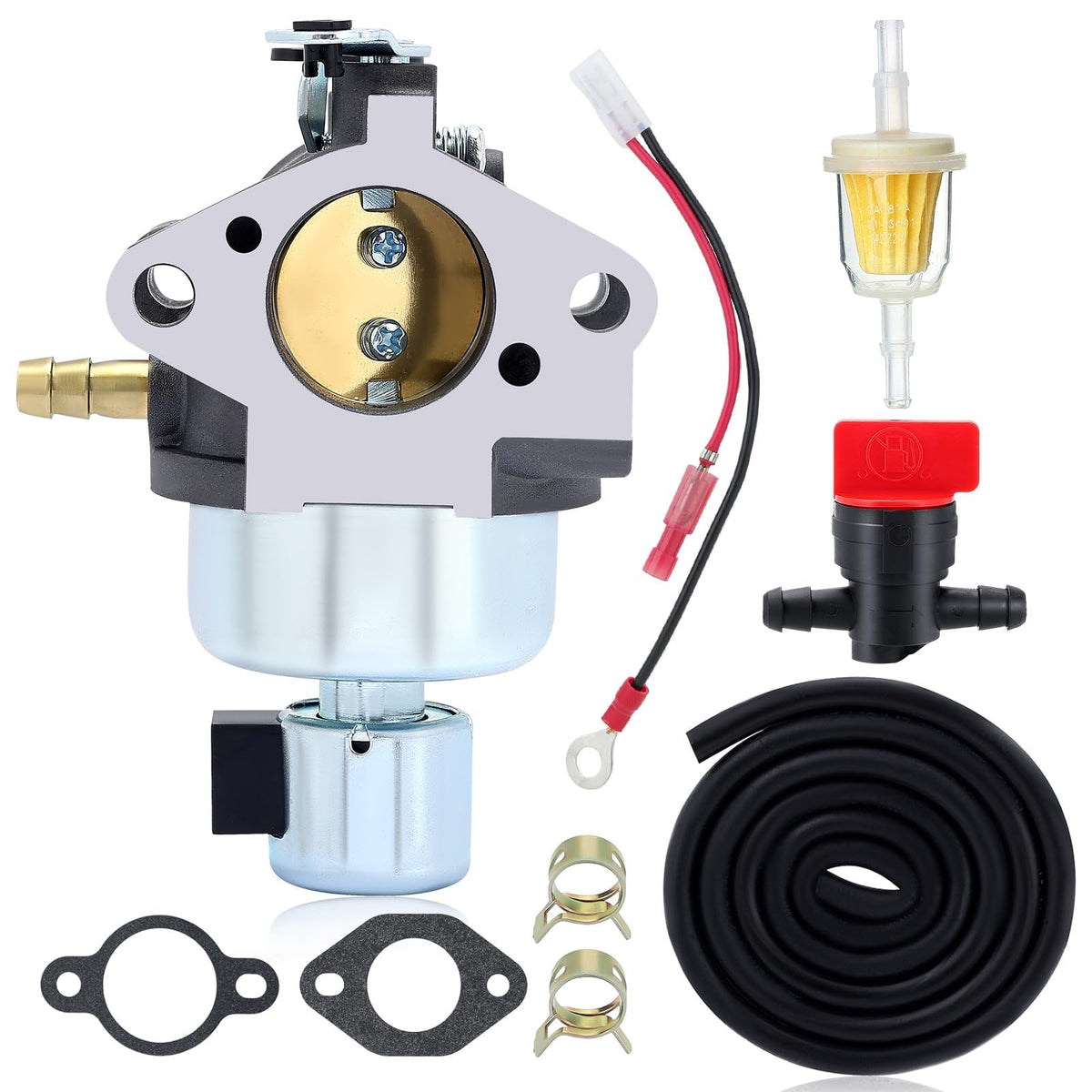 Harbot 20-853-95-S carburetor kit viewed as complete assembly for easy installation.