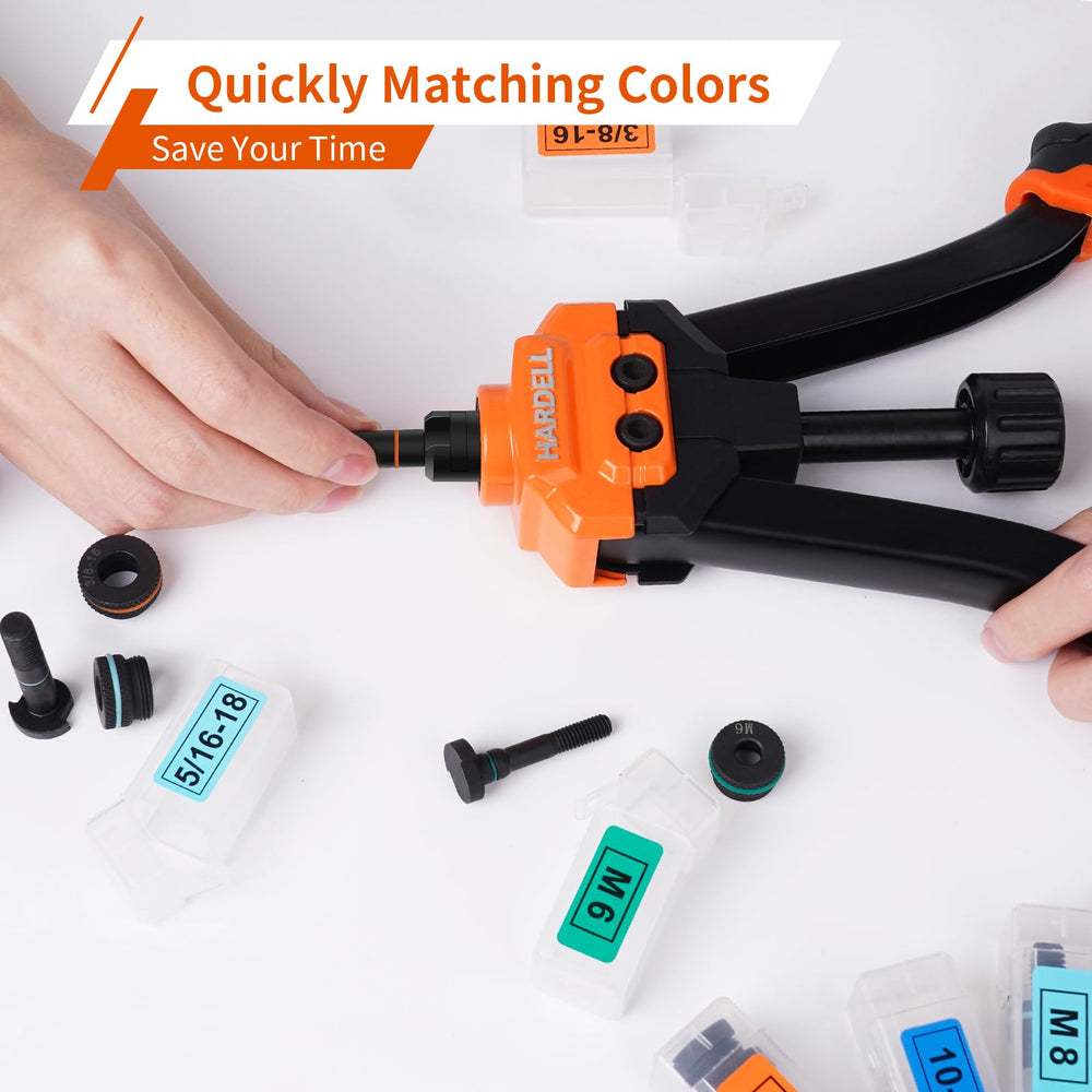 HARDELL ergonomic-handle provides maximum leverage and reduced fatigue.