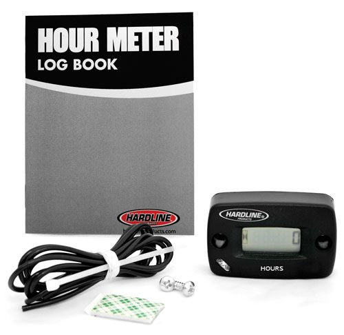Hardline Products USA inductive hour meter waterproof casing protects electronics.