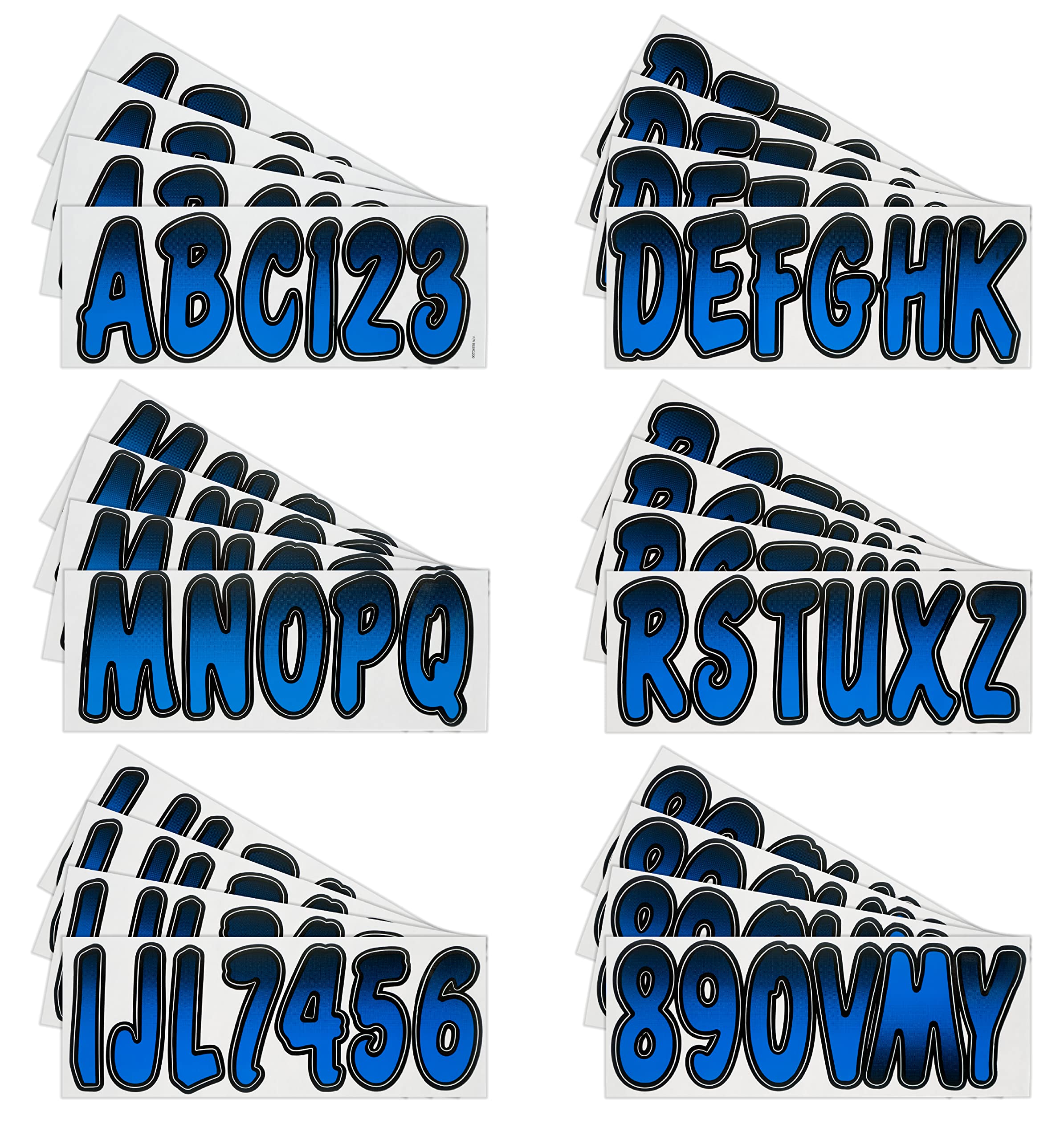 Hardline Series 200 hull-application decals for quick, secure mounting