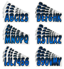 Hardline Series 200 hull-application decals for quick, secure mounting