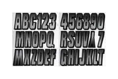 Hardline Series 300 letters-numbers kit on hull for compliant registration decals