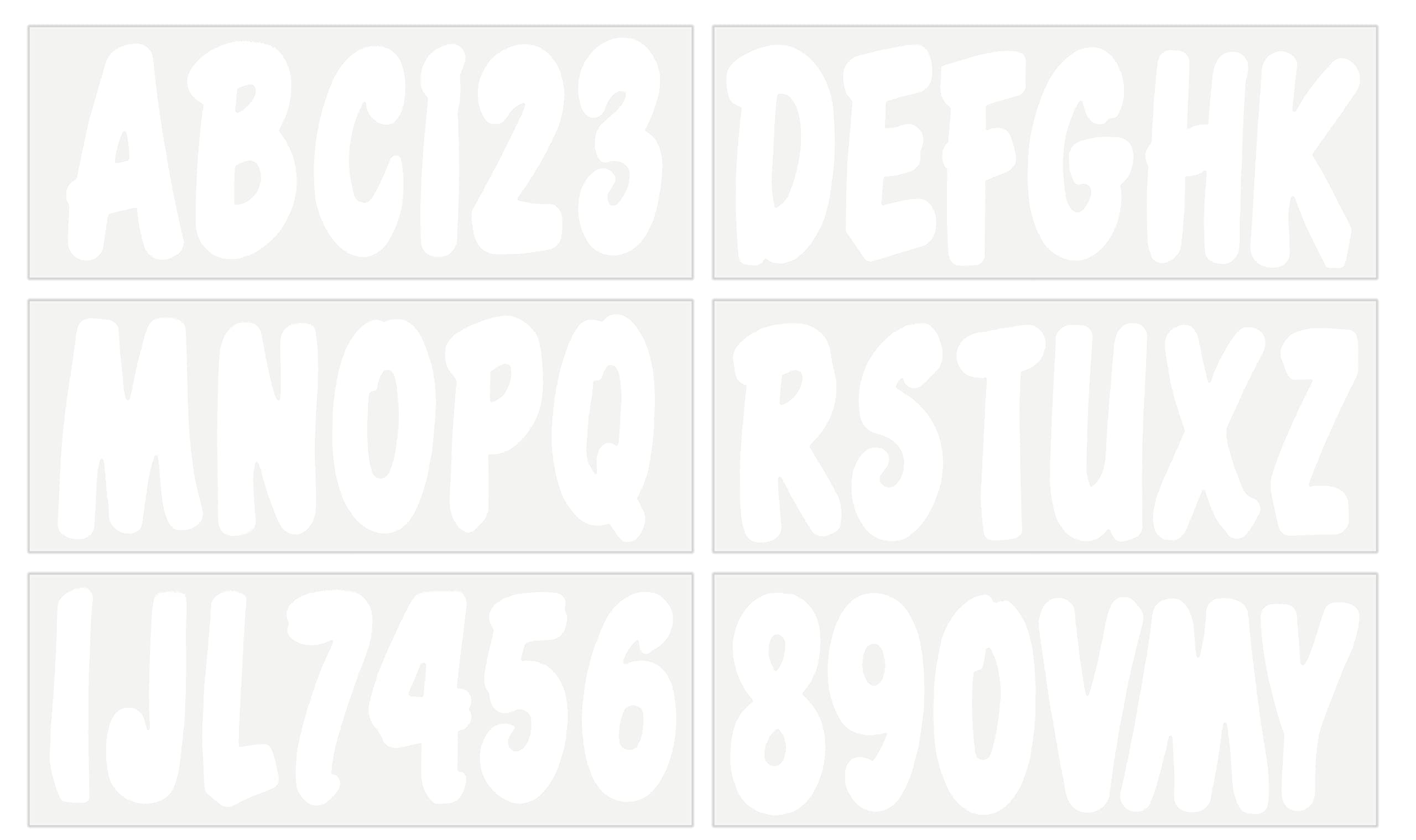 Hardline Products USA Series 200 registration letters A-Z applied to boat hull for clear visibility.