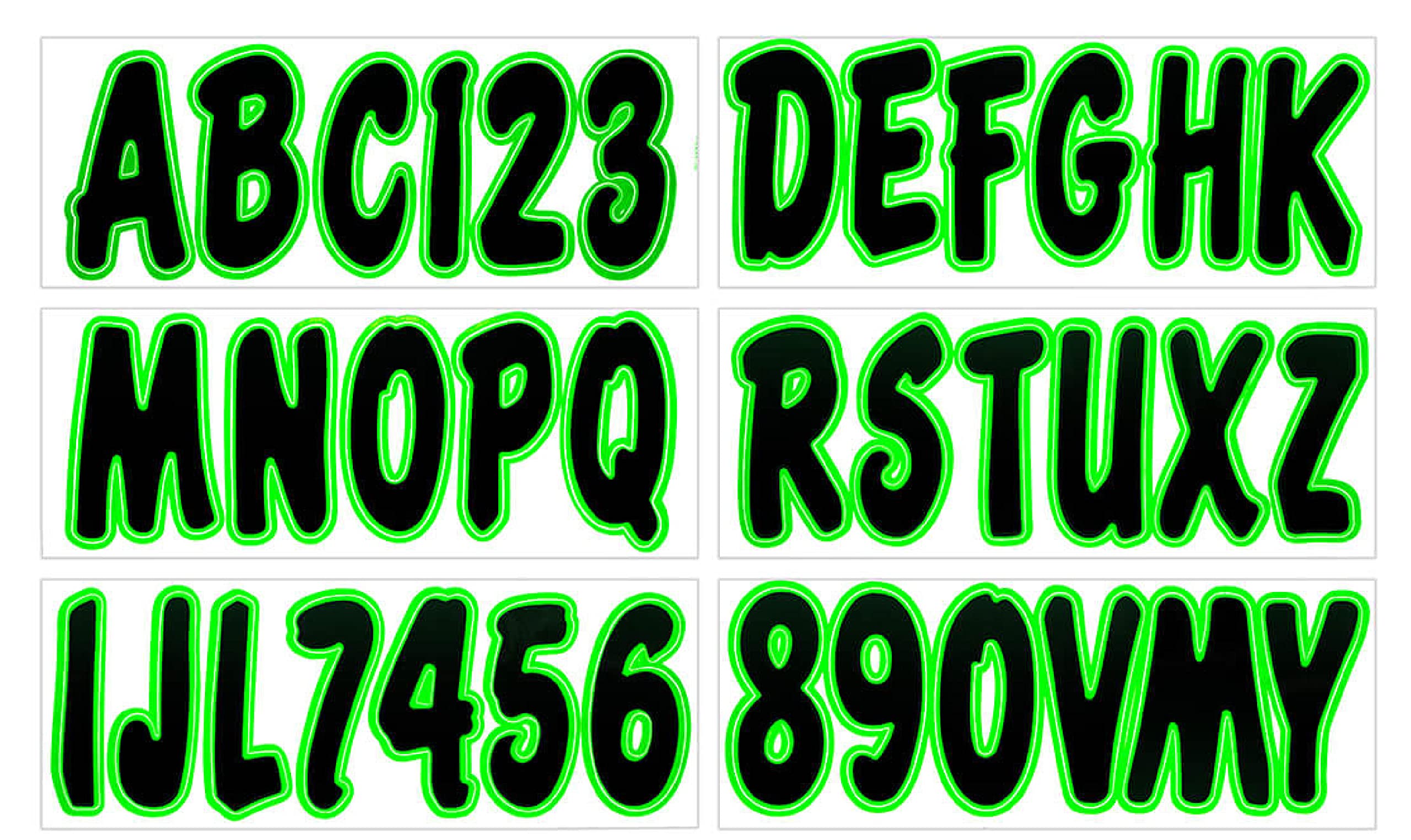 Hardline USA Series 200 registration letters on hull, clearly legible for compliance