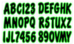 Hardline USA Series 200 registration letters on hull, clearly legible for compliance