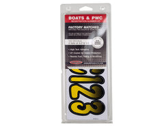 Hardline USA Series 200 vinyl adhesive allows secure, long-lasting marine decals.