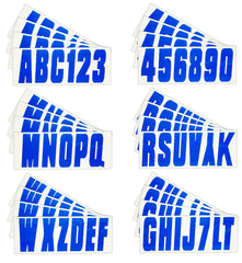 Hardline USA Series 350 letters A-Z ready for port and starboard IDs.